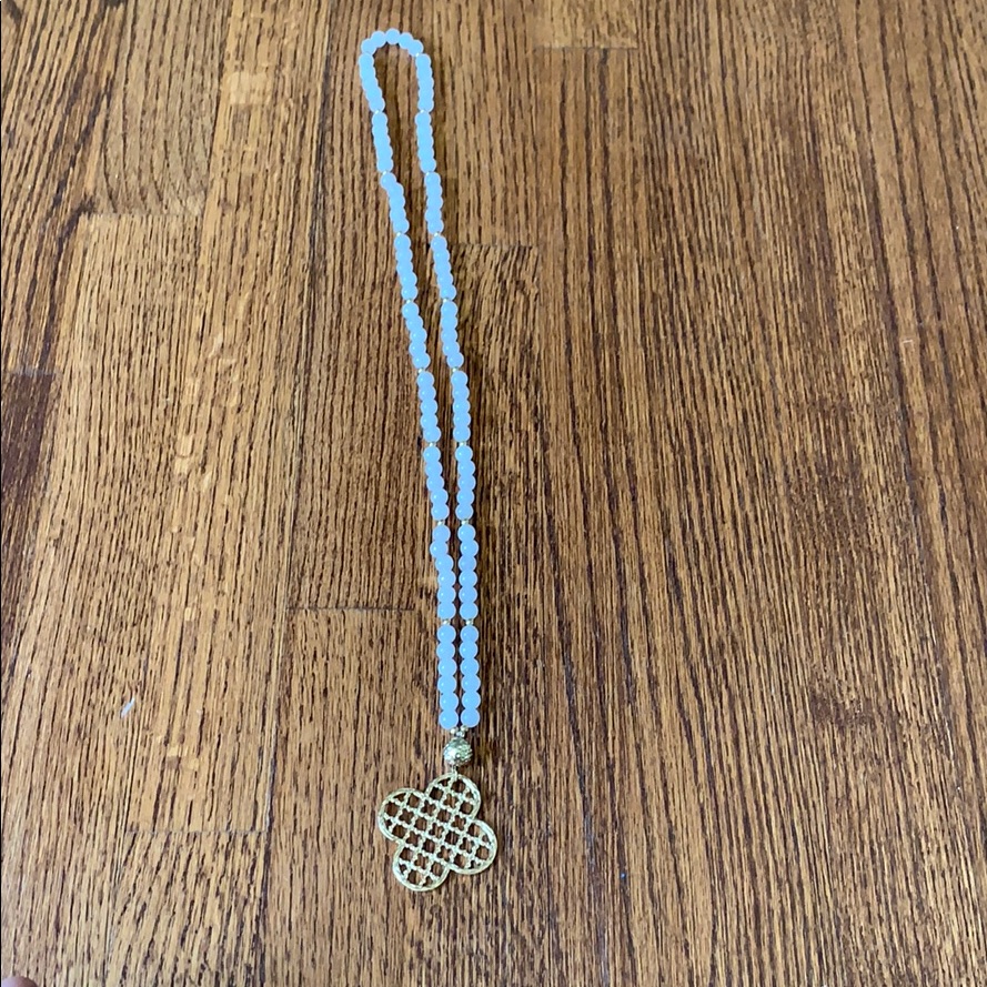 Clover Charm Beaded Necklace